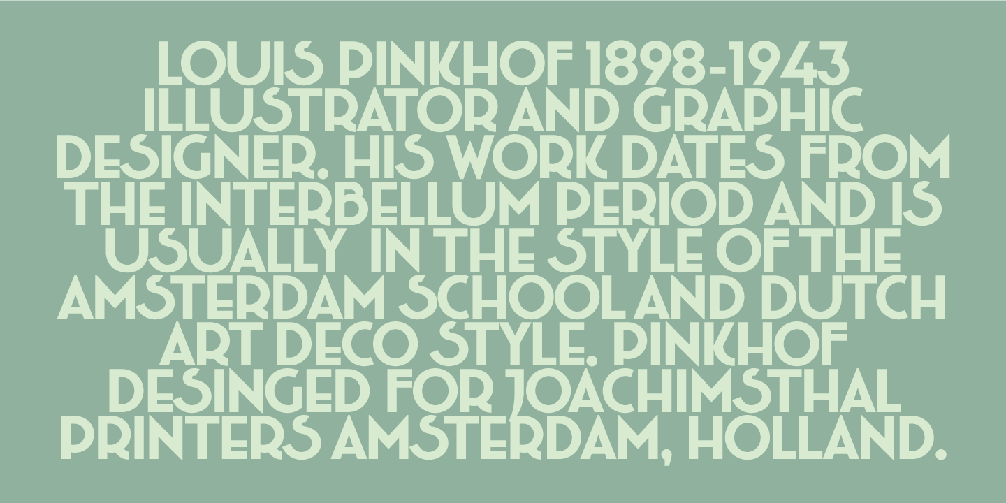 Pinkhoff Caps Bold Font preview